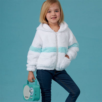 Simplicity Sewing Pattern S8999 Childrens and Girls Knit Hooded Jacket 8999 Image 2 From Patternsandplains.com