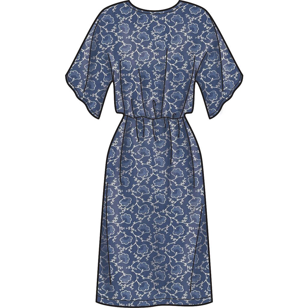 Simplicity Sewing Pattern S9010 Misses Dresses with Length Variation 9010 Image 6 From Patternsandplains.com