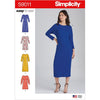 Simplicity Sewing Pattern S9011 Misses Knit Pullover Dresses 9011 Image 1 From Patternsandplains.com