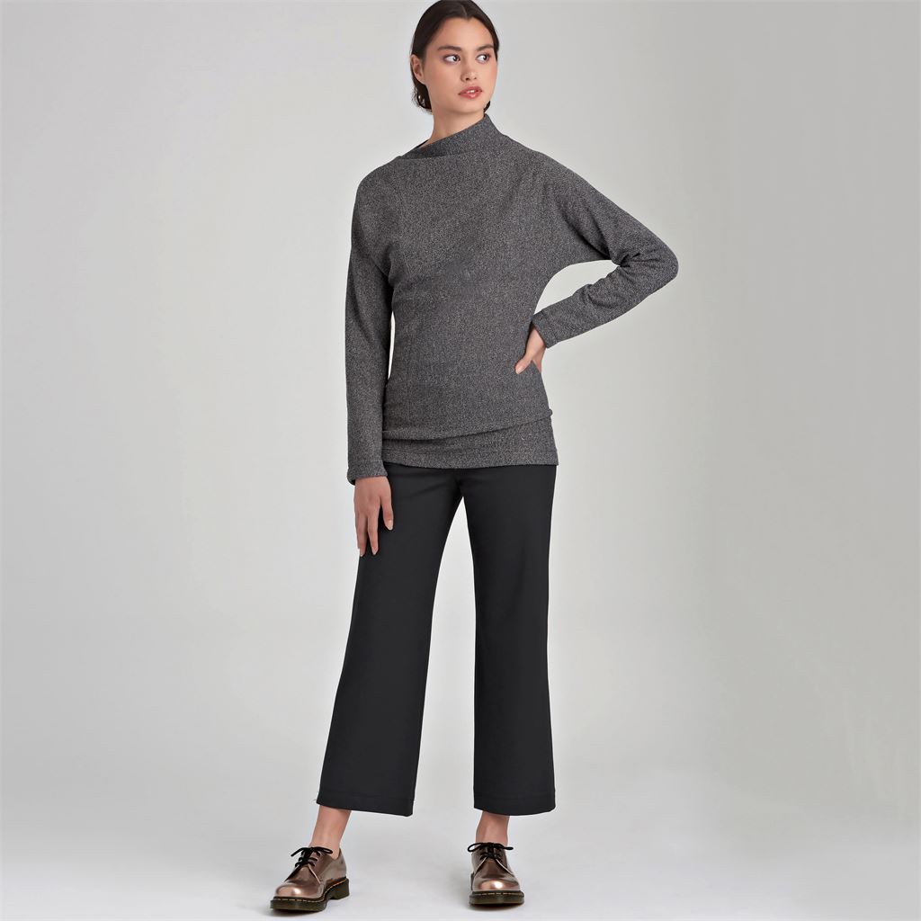 Simplicity Sewing Pattern S9017 Misses Knit Tops Pants and Skirt 9017 Image 2 From Patternsandplains.com