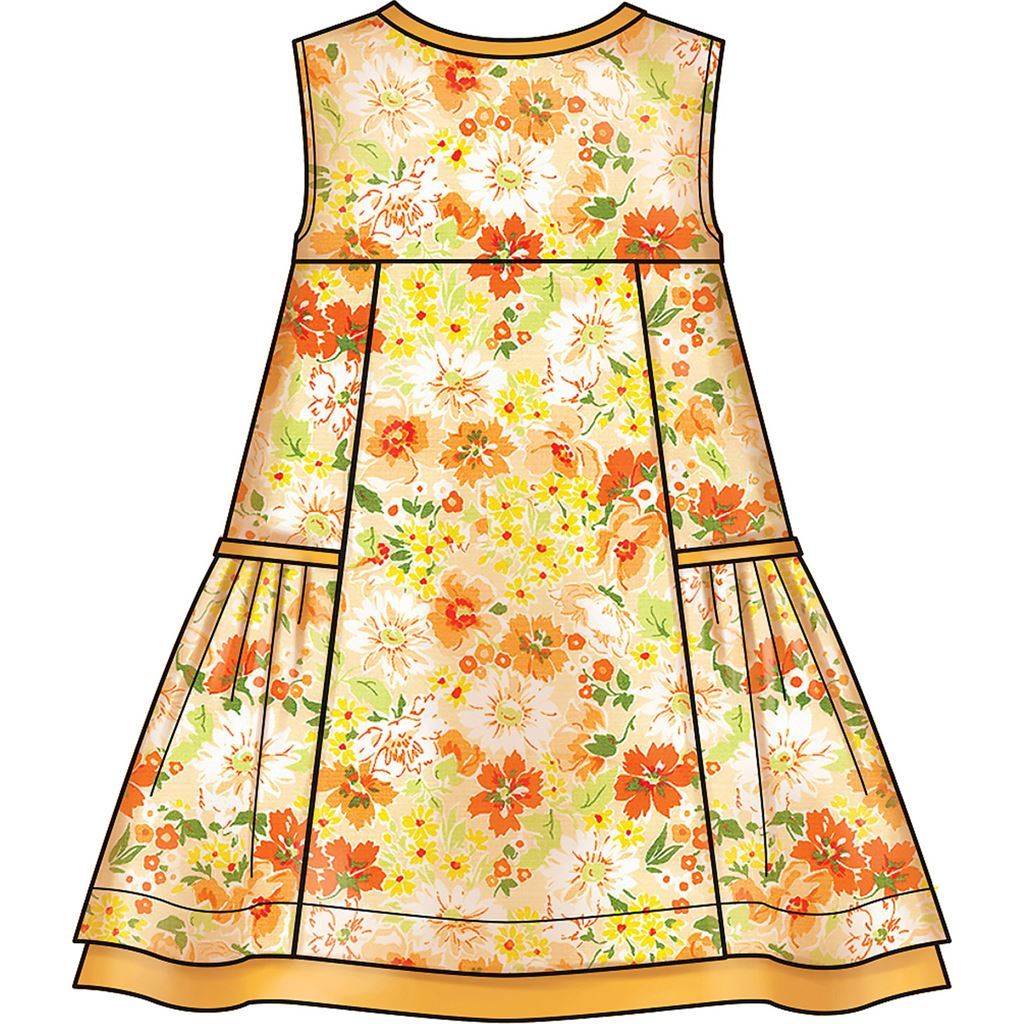 Simplicity Sewing Pattern S9026 Childrens Animal Applique Pocket Dress 9026 Image 6 From Patternsandplains.com