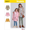 Simplicity Sewing Pattern S9027 Childrens and Girls Lined Coat 9027 Image 1 From Patternsandplains.com