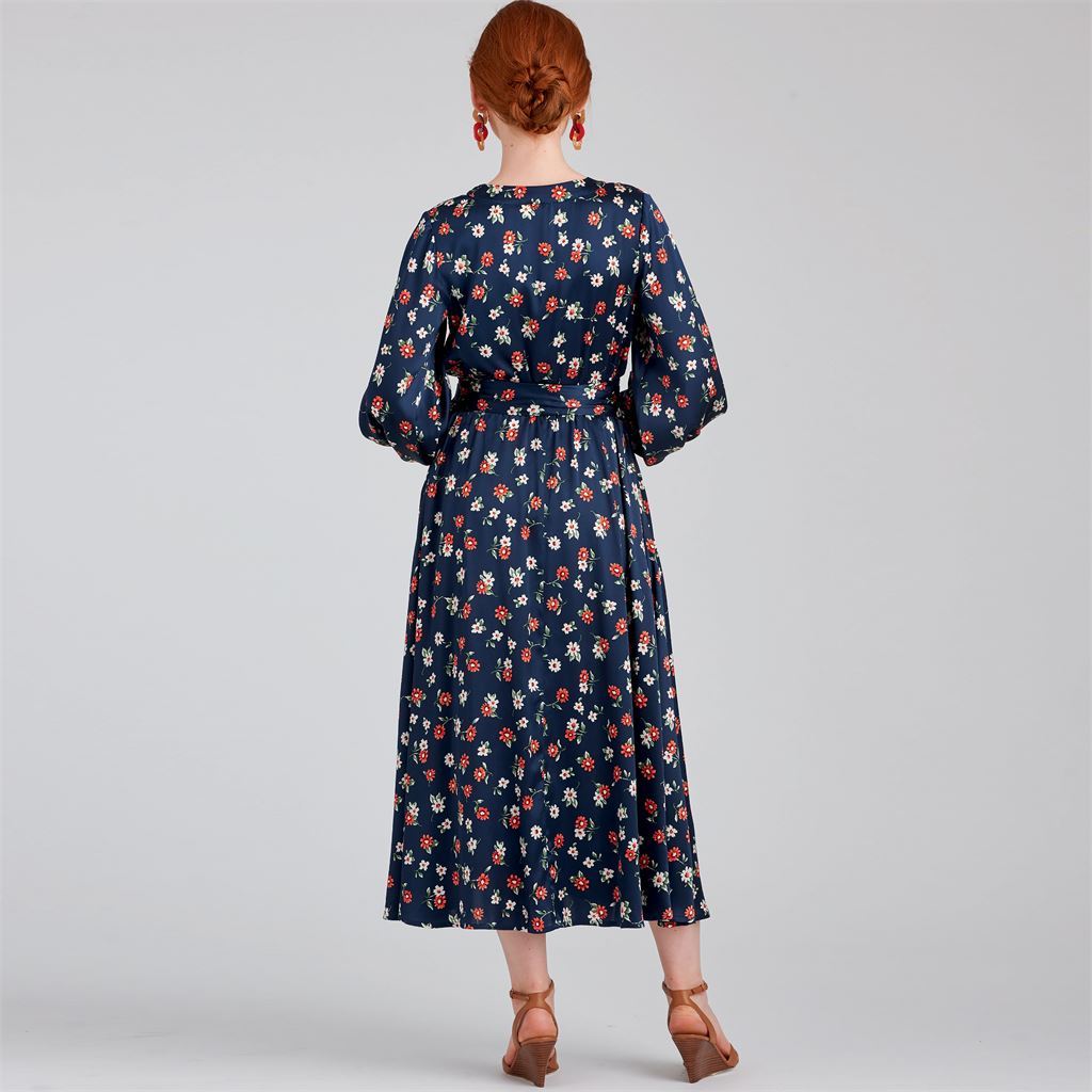 Simplicity Sewing Pattern S9041 Misses Front Tie Dress In Three Lengths 9041 Image 4 From Patternsandplains.com