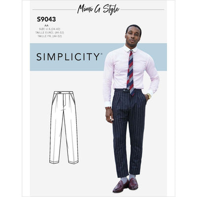 Simplicity Sewing Pattern S9043 Mens Pants 9043 Image 1 From Patternsandplains.com