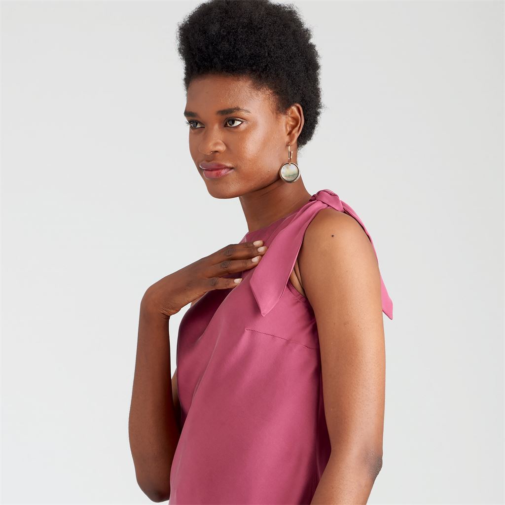 Simplicity Sewing Pattern S9045 Misses Tops With Optional Neck Ties 9045 Image 4 From Patternsandplains.com