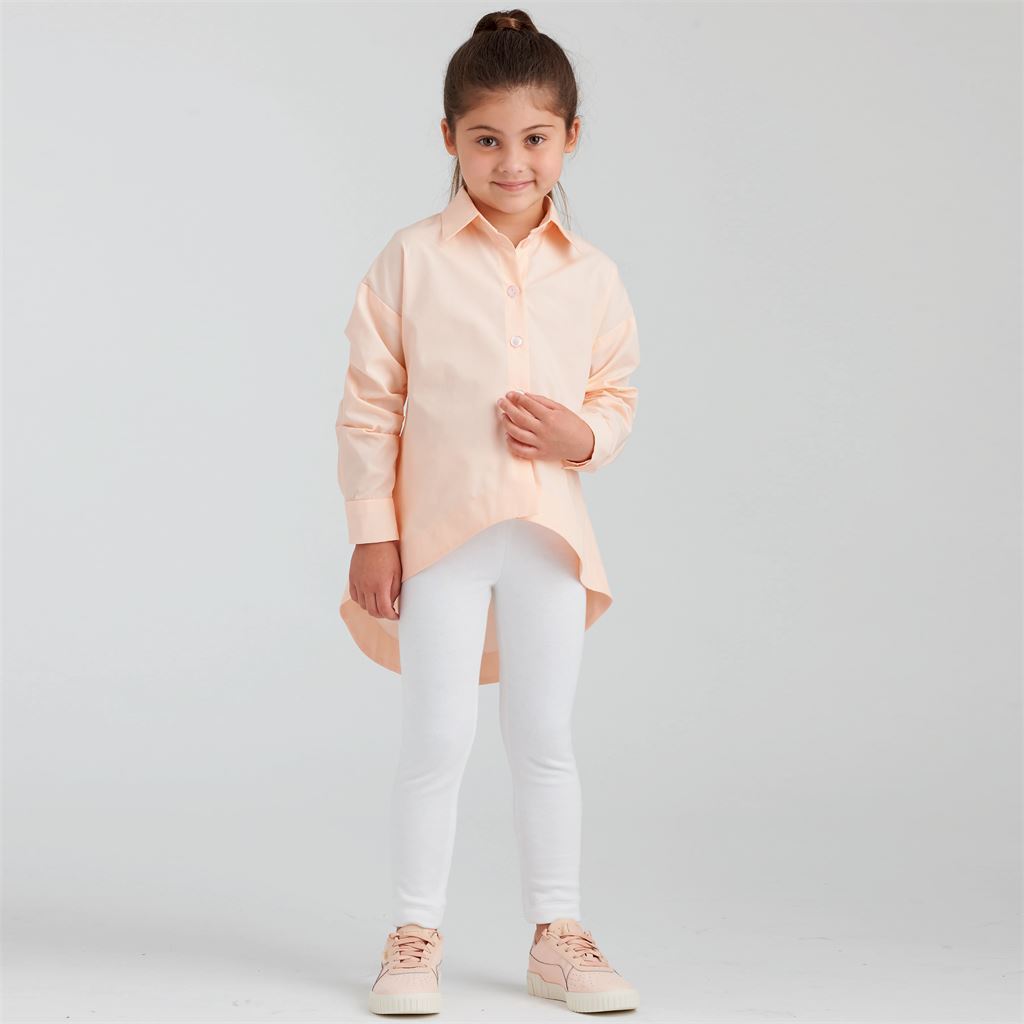 Simplicity Sewing Pattern S9054 Childrens and Girls Oversized Tops 9054 Image 3 From Patternsandplains.com