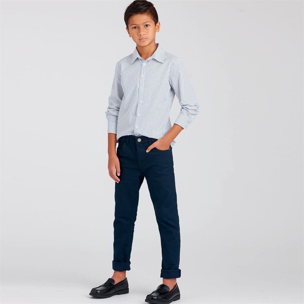 Simplicity Sewing Pattern S9056 Childrens and Teen Boys Shirts 9056 Image 3 From Patternsandplains.com