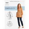 Simplicity Sewing Pattern S9059 Misses Jacket In Three Lengths 9059 Image 1 From Patternsandplains.com