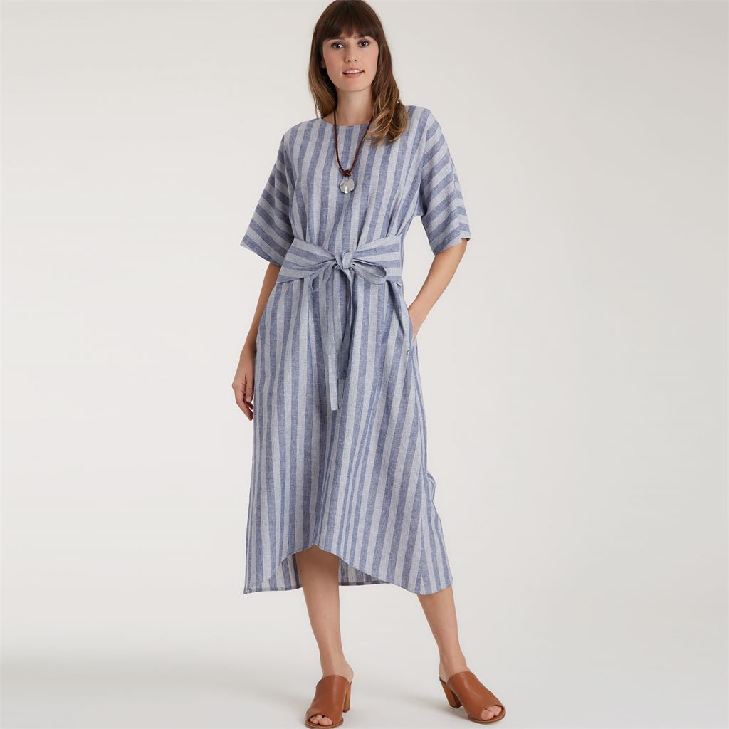 Simplicity Sewing Pattern S9101 Misses Pullover Dresses In Two Lengths 9101 Image 2 From Patternsandplains.com