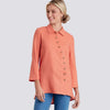 Simplicity Sewing Pattern S9106 Misses and Womens Button Front Shirt 9106 Image 2 From Patternsandplains.com
