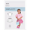 Simplicity Sewing Pattern S9118 Toddlers Tops Skirts and Purse 9118 Image 1 From Patternsandplains.com