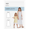 Simplicity Sewing Pattern S9120 Childrens and Girls Dresses 9120 Image 1 From Patternsandplains.com