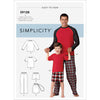 Simplicity Sewing Pattern S9128 Mens and Boys Sleepwear 9128 Image 1 From Patternsandplains.com