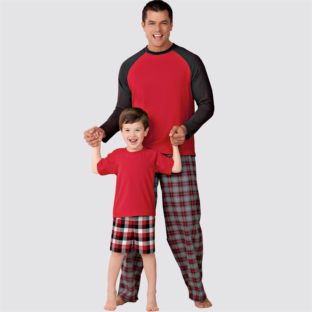 Simplicity Sewing Pattern S9128 Mens and Boys Sleepwear 9128 Image 2 From Patternsandplains.com