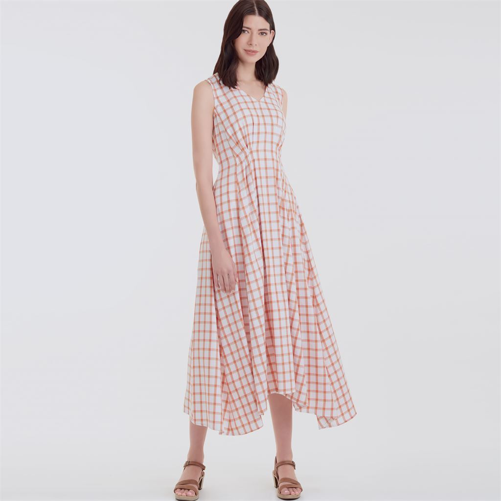 Simplicity Sewing Pattern S9134 Misses Released Pleat Dress 9134 Image 2 From Patternsandplains.com