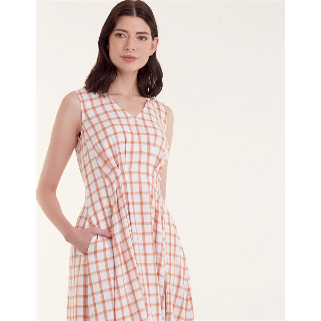 Simplicity Sewing Pattern S9134 Misses Released Pleat Dress 9134 Image 3 From Patternsandplains.com