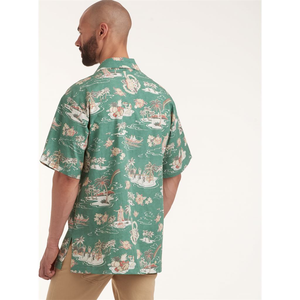 Simplicity Sewing Pattern S9157 Mens Open Pointed Collar Shirts 9157 Image 4 From Patternsandplains.com