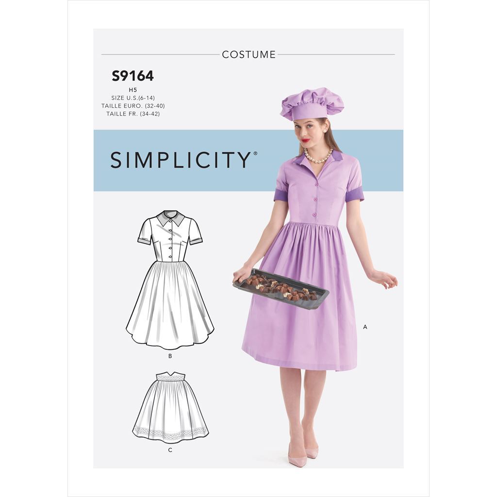 Simplicity Sewing Pattern S9164 Misses Costumes 9164 Image 1 From Patternsandplains.com