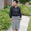 Simplicity Sewing Pattern S9182 Misses Knit Top and Skirt 9182 Image 3 From Patternsandplains.com