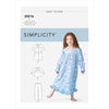 Simplicity Sewing Pattern S9216 Childrens Robe Gowns Top and Pants 9216 Image 1 From Patternsandplains.com