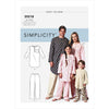 Simplicity Sewing Pattern S9218 Misses Mens and Childrens Tunic and Pants 9218 Image 1 From Patternsandplains.com