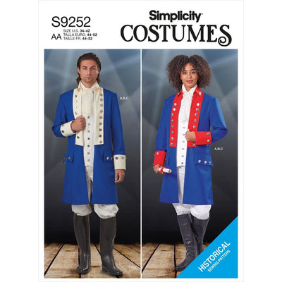 Simplicity Sewing Pattern S9252 Unisex Costumes 9252 Image 1 From Patternsandplains.com