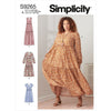 Simplicity Sewing Pattern S9265 Misses and Womens Tiered Dresses 9265 Image 1 From Patternsandplains.com