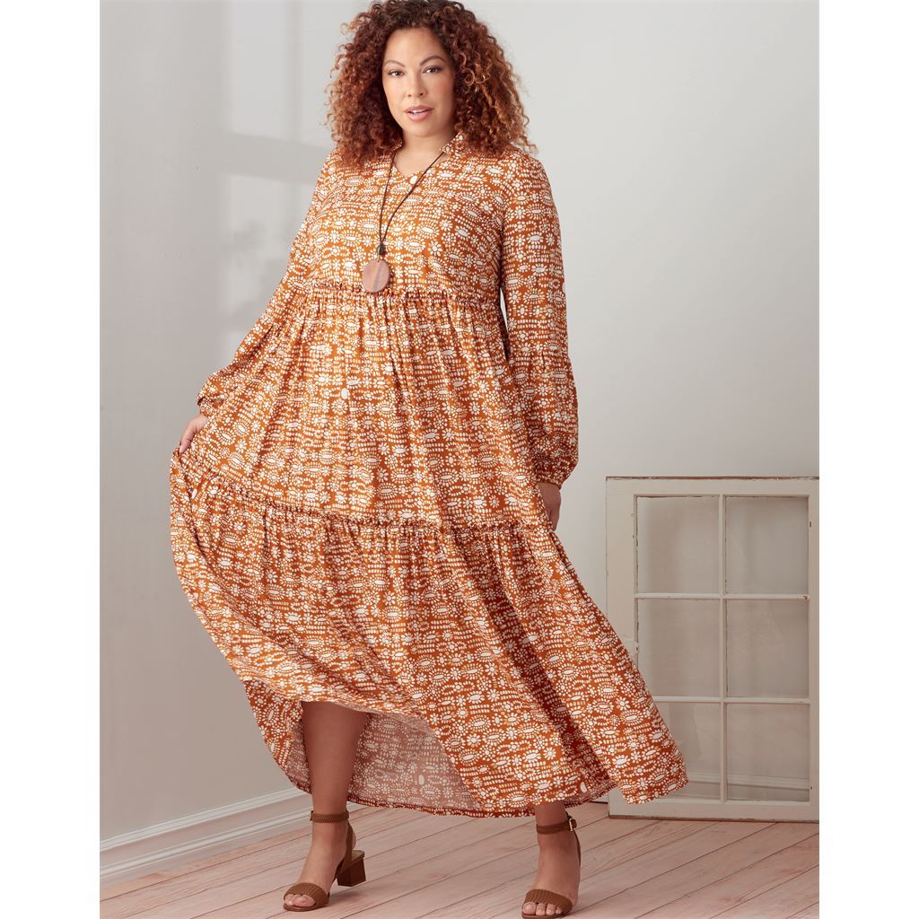 Simplicity Sewing Pattern S9265 Misses and Womens Tiered Dresses 9265 Image 2 From Patternsandplains.com