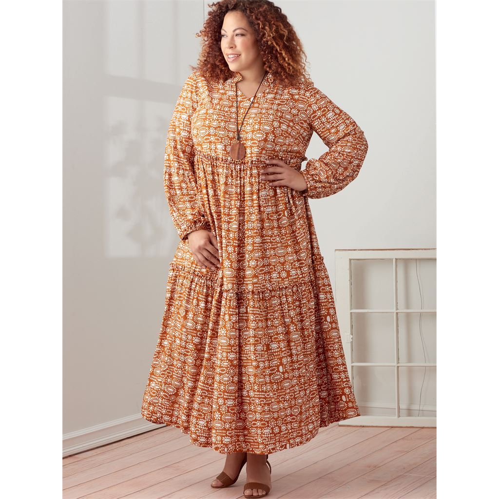 Simplicity Sewing Pattern S9265 Misses and Womens Tiered Dresses 9265 Image 3 From Patternsandplains.com