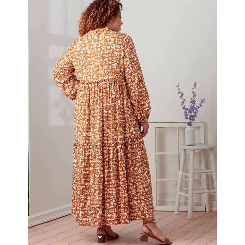 Simplicity Sewing Pattern S9265 Misses and Womens Tiered Dresses 9265 Image 4 From Patternsandplains.com