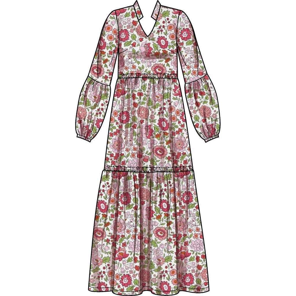 Simplicity Sewing Pattern S9265 Misses and Womens Tiered Dresses 9265 Image 6 From Patternsandplains.com