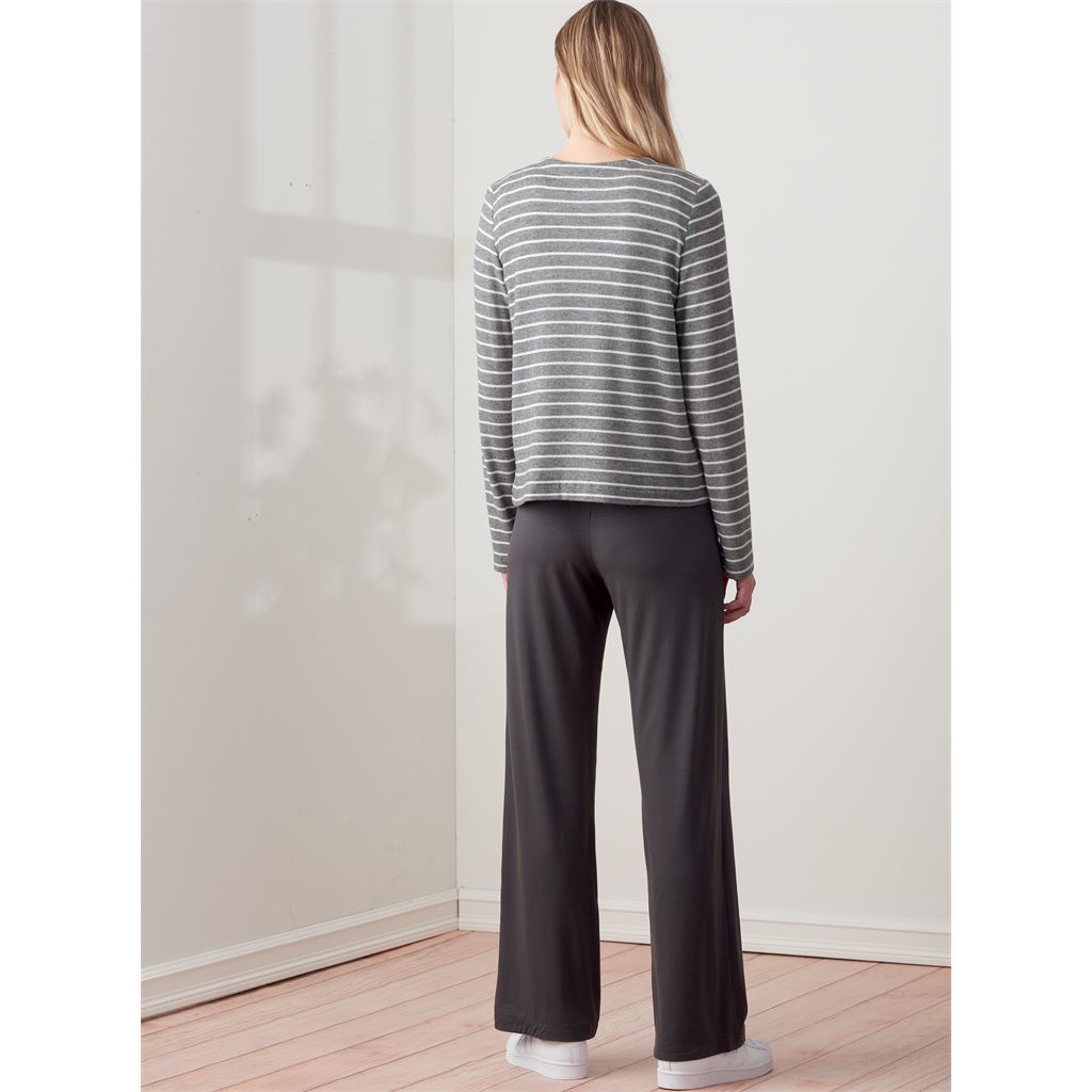 Simplicity Sewing Pattern S9272 Misses Knit Cardigan Top and Pants 9272 Image 3 From Patternsandplains.com
