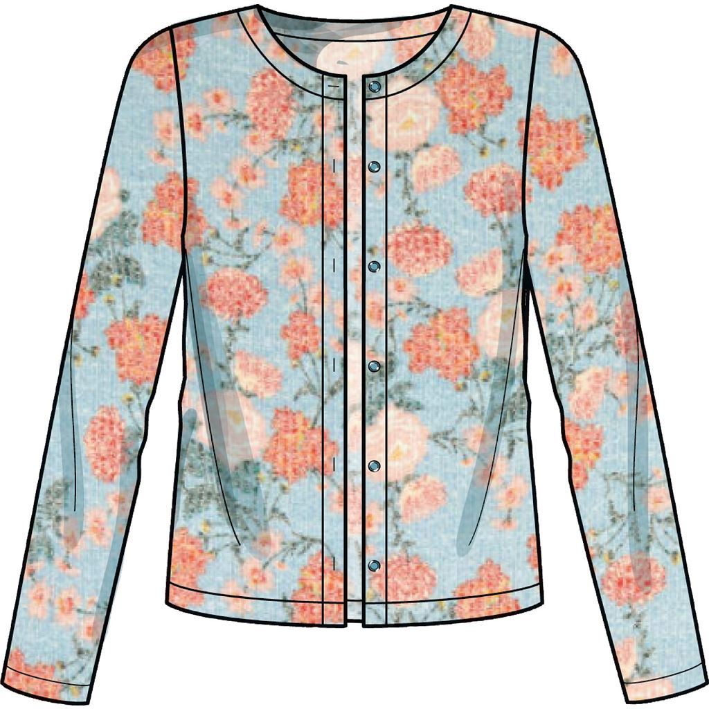 Simplicity Sewing Pattern S9272 Misses Knit Cardigan Top and Pants 9272 Image 4 From Patternsandplains.com