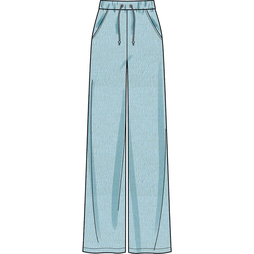 Simplicity Sewing Pattern S9272 Misses Knit Cardigan Top and Pants 9272 Image 6 From Patternsandplains.com