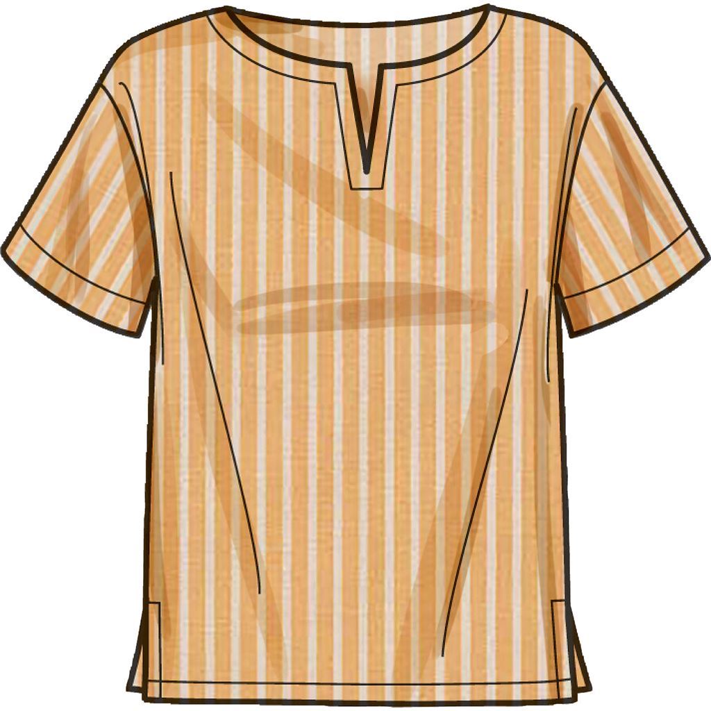 Simplicity Sewing Pattern S9274 Misses Tops In Two Lengths 9274 Image 6 From Patternsandplains.com