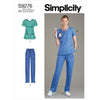 Simplicity Sewing Pattern S9276 Misses Scrubs 9276 Image 1 From Patternsandplains.com
