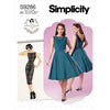 Simplicity Sewing Pattern S9286 Misses Fold back Facing Dresses 9286 Image 1 From Patternsandplains.com