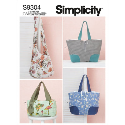 Simplicity Sewing Pattern S9304 Bags 9304 Image 1 From Patternsandplains.com