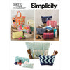 Simplicity Sewing Pattern S9310 Totes and Bags In Assorted Sizes 9310 Image 1 From Patternsandplains.com