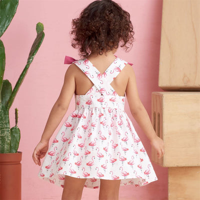 Simplicity Sewing Pattern S9319 Toddlers Criss Cross Top Dresses Rompers and Panties 9319 Image 10 From Patternsandplains.com