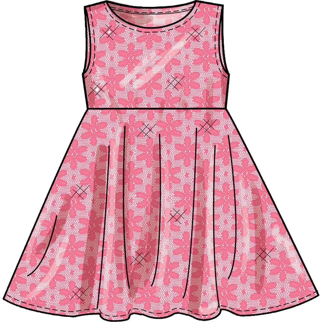 Simplicity Sewing Pattern S9322 Childrens and Girls Pullover Dresses 9322 Image 4 From Patternsandplains.com