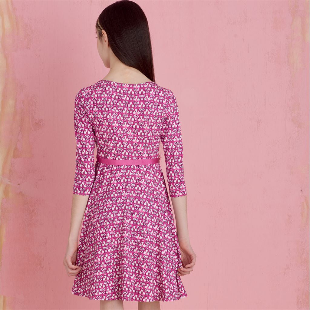 Simplicity Sewing Pattern S9322 Childrens and Girls Pullover Dresses 9322 Image 9 From Patternsandplains.com