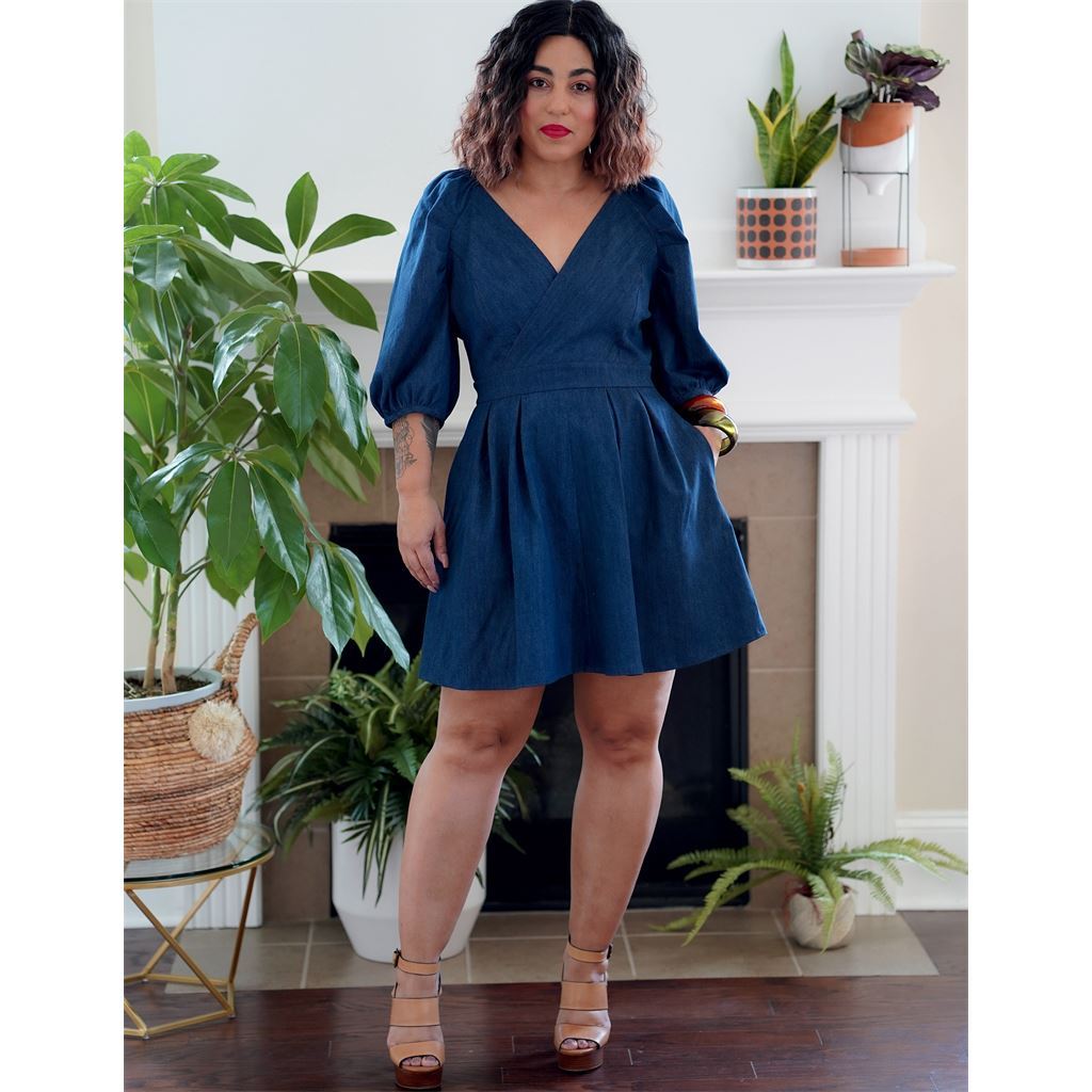 Simplicity Sewing Pattern S9329 Misses Dress in Two Lengths 9329 Image 4 From Patternsandplains.com