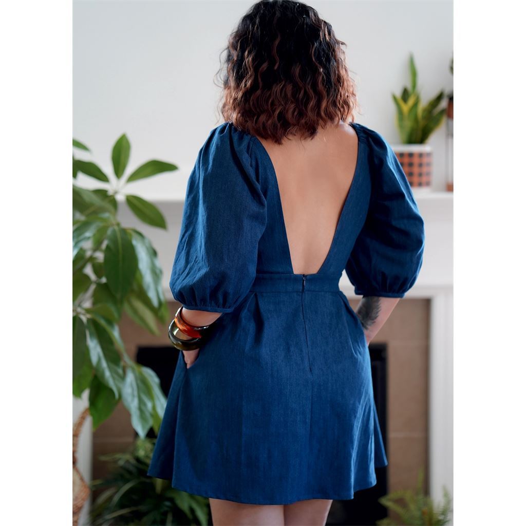 Simplicity Sewing Pattern S9329 Misses Dress in Two Lengths 9329 Image 6 From Patternsandplains.com