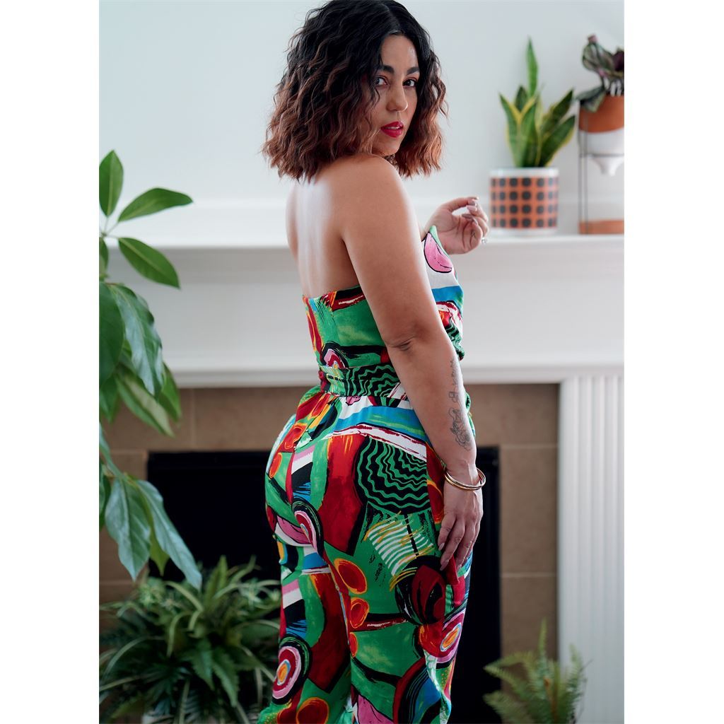 Simplicity Sewing Pattern S9330 Misses Strapless Jumpsuit and Mini Dress 9330 Image 5 From Patternsandplains.com