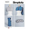 Simplicity Sewing Pattern S9331 Hot or Cold Shoulder Wrap Mask and Wrist Wrap 9331 Image 1 From Patternsandplains.com