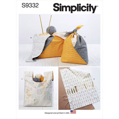 Simplicity Sewing Pattern S9332 Craft Bags 9332 Image 1 From Patternsandplains.com