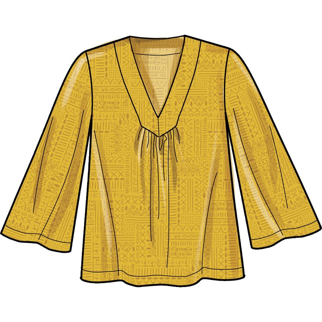 Simplicity Sewing Pattern S9333 Misses Top with Sleeve Variations 9333 Image 3 From Patternsandplains.com