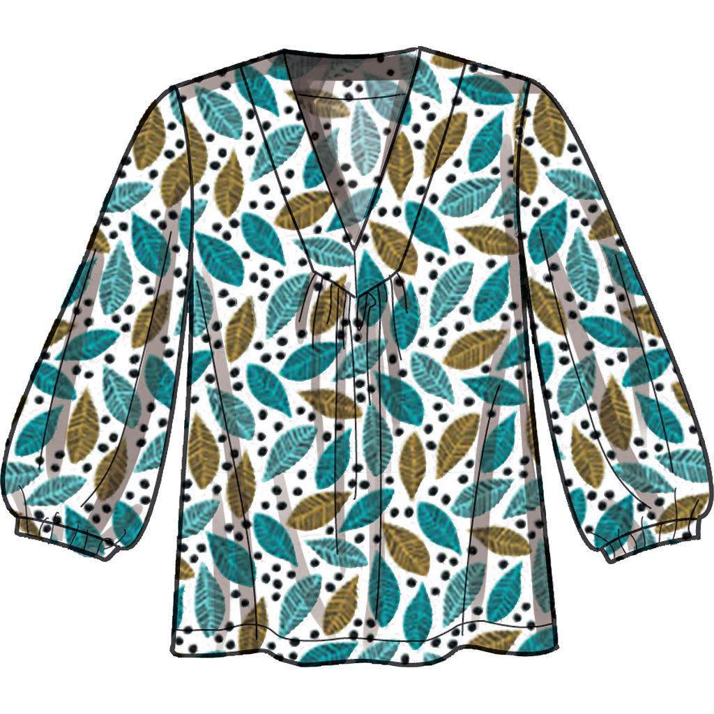 Simplicity Sewing Pattern S9333 Misses Top with Sleeve Variations 9333 Image 4 From Patternsandplains.com