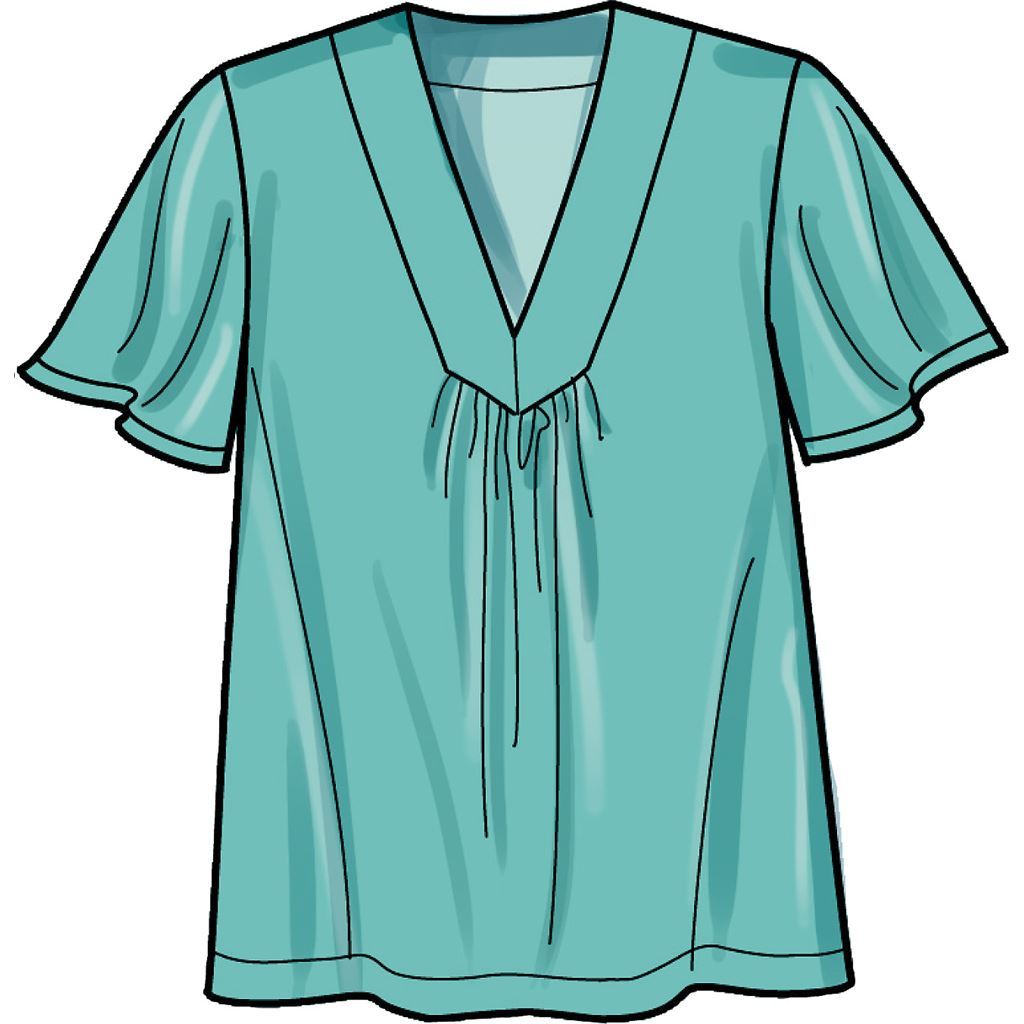 Simplicity Sewing Pattern S9333 Misses Top with Sleeve Variations 9333 Image 5 From Patternsandplains.com